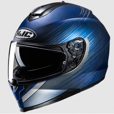 Κράνος μηχανής HJC C70N SWAY BLUE/SILVER